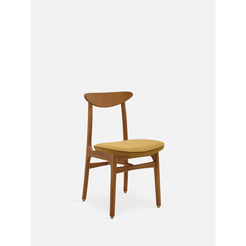 366 Concept 200-190 Stoel Mix Boucle Creme Donker Hout