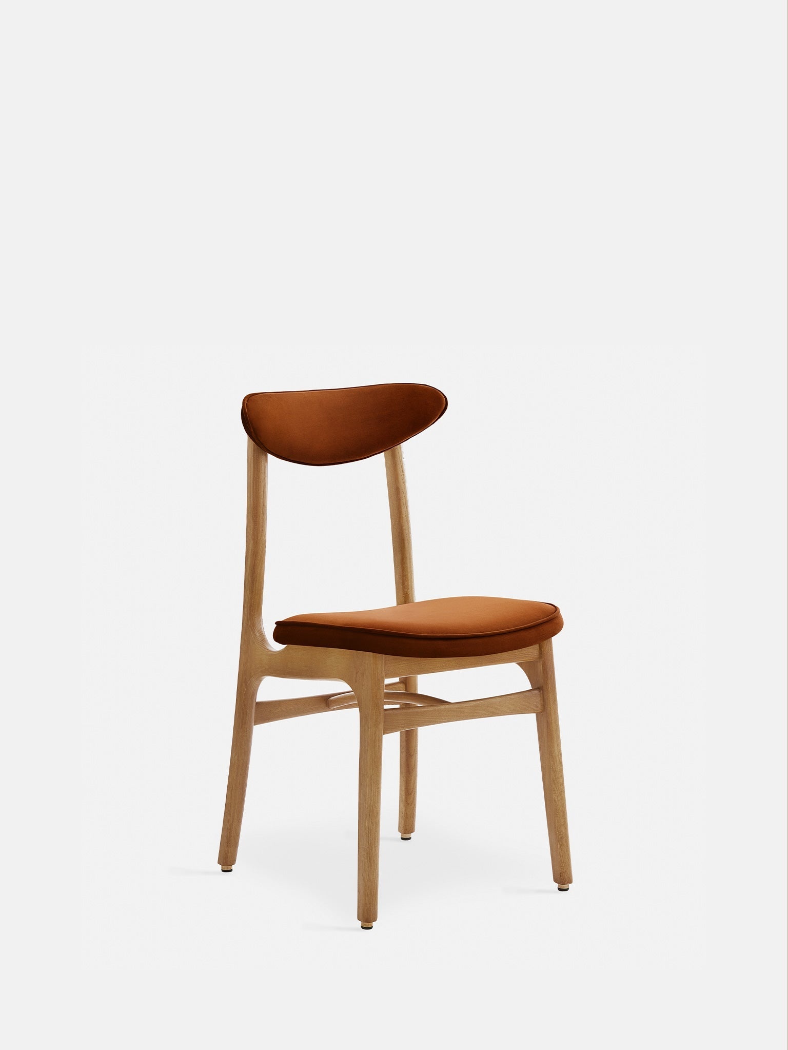 366 Concept 200-190 Stoel Velvet Sierra Natuurlijk Hout
