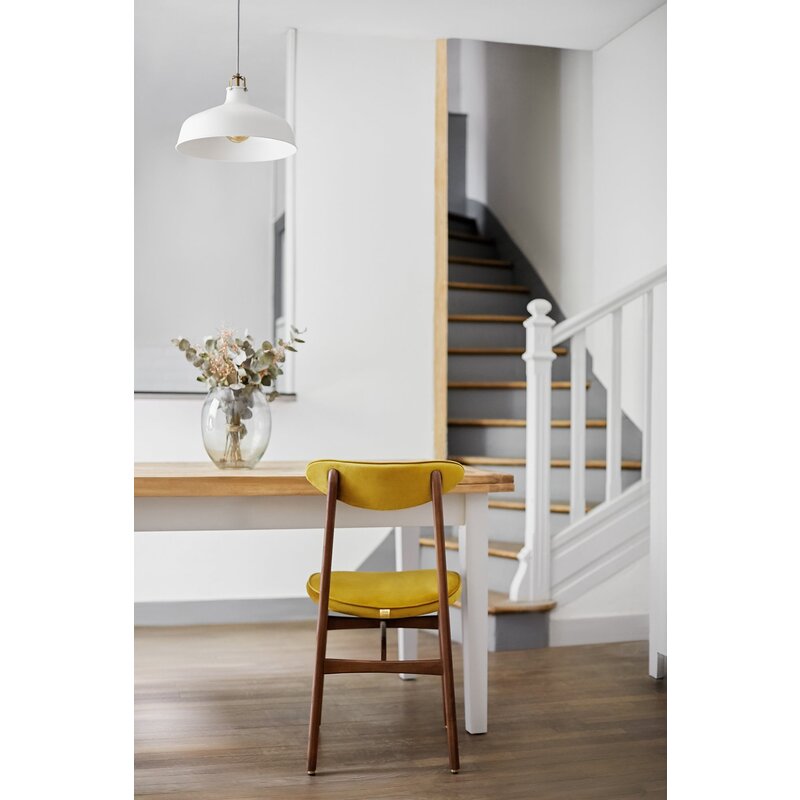 366 Concept 200-190 Stoel Boucle Crème Natuurlijk Hout