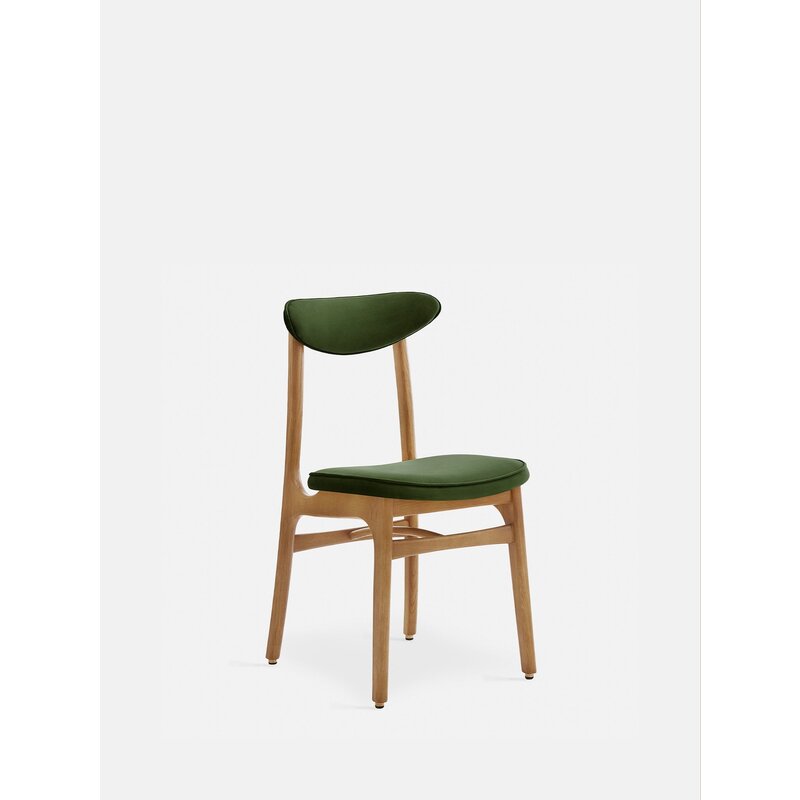 366 Concept 200-190 Stoel Fluweel Schildpad Natuurlijk Hout