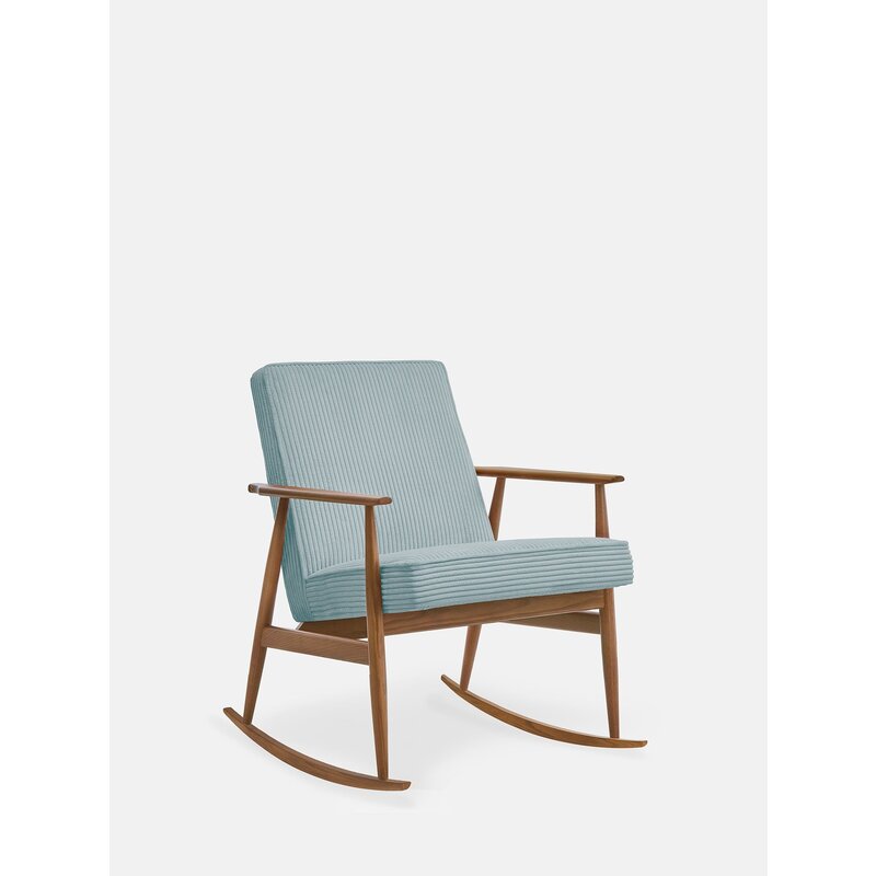366 Concept FOX Schommelstoel Koord creme Donker Hout