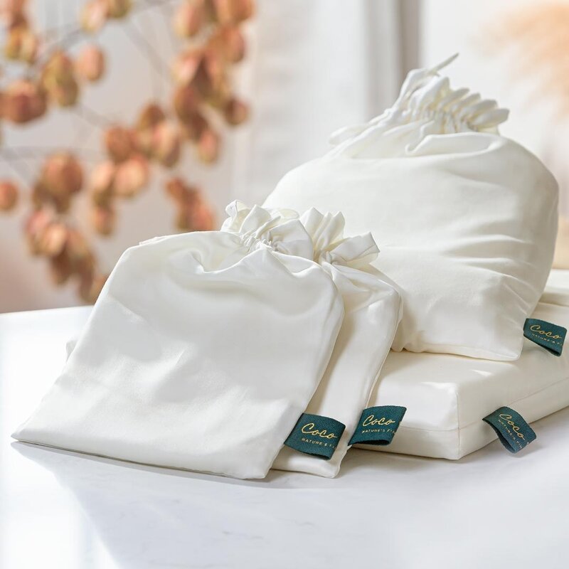 Coco & Cici-collectie Tencel dekbedovertrek off white