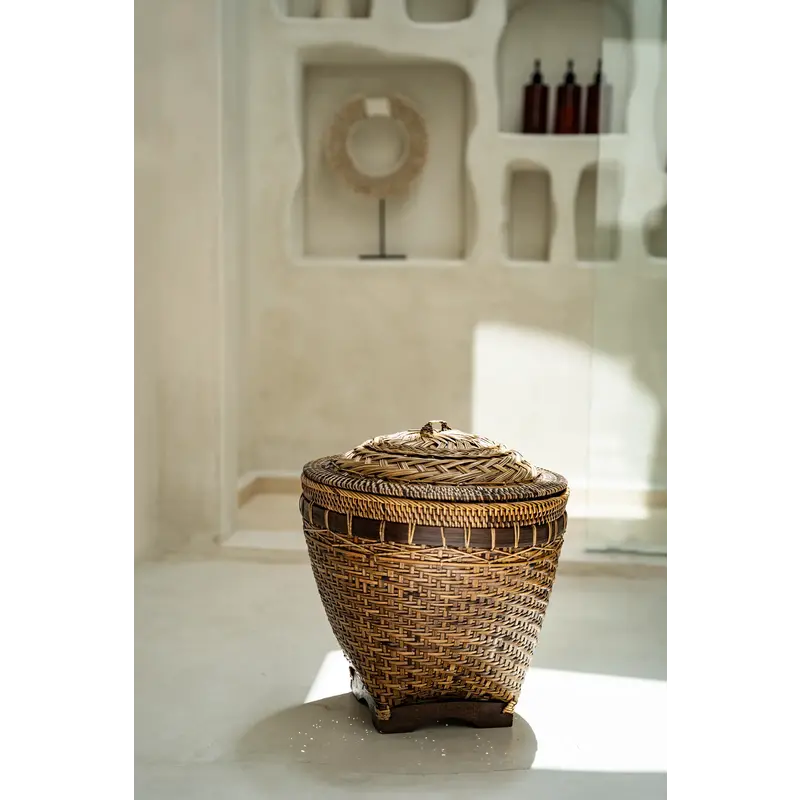 Bazar Bizar Colonial Storage Mand - Naturel Bruin - M