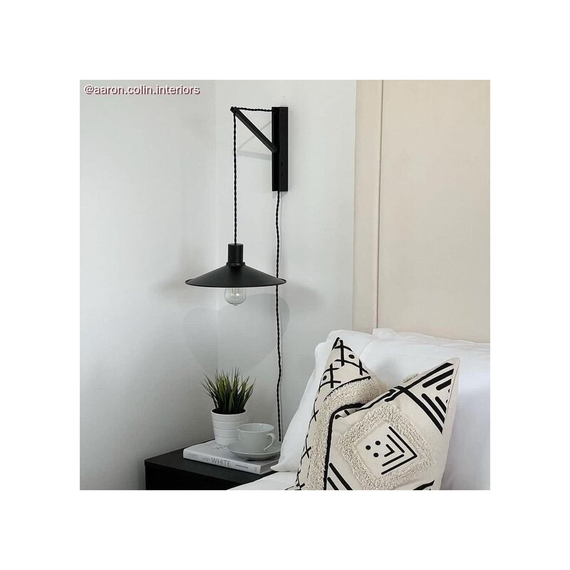 E|L by DEENS.NL-collectie Lampenkap Swing zwart