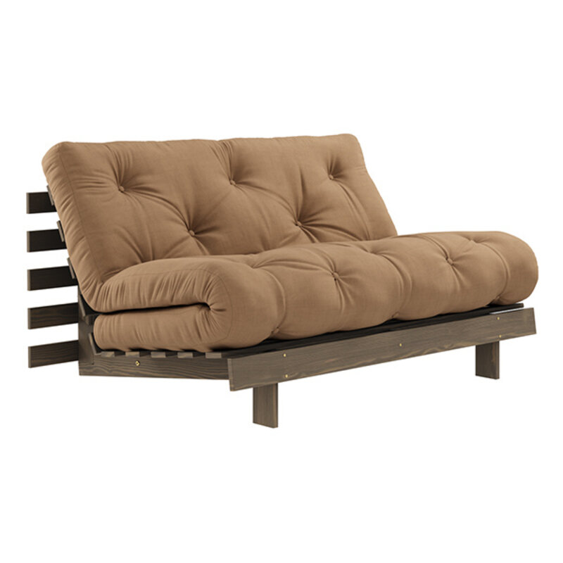 Karup Design-collectie Slaapbank Roots 140 Carob brown