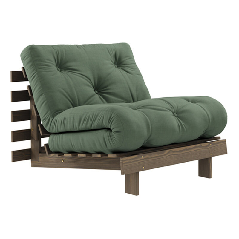 Karup Design-collectie Slaapfauteuil Roots 90 Carob Brown