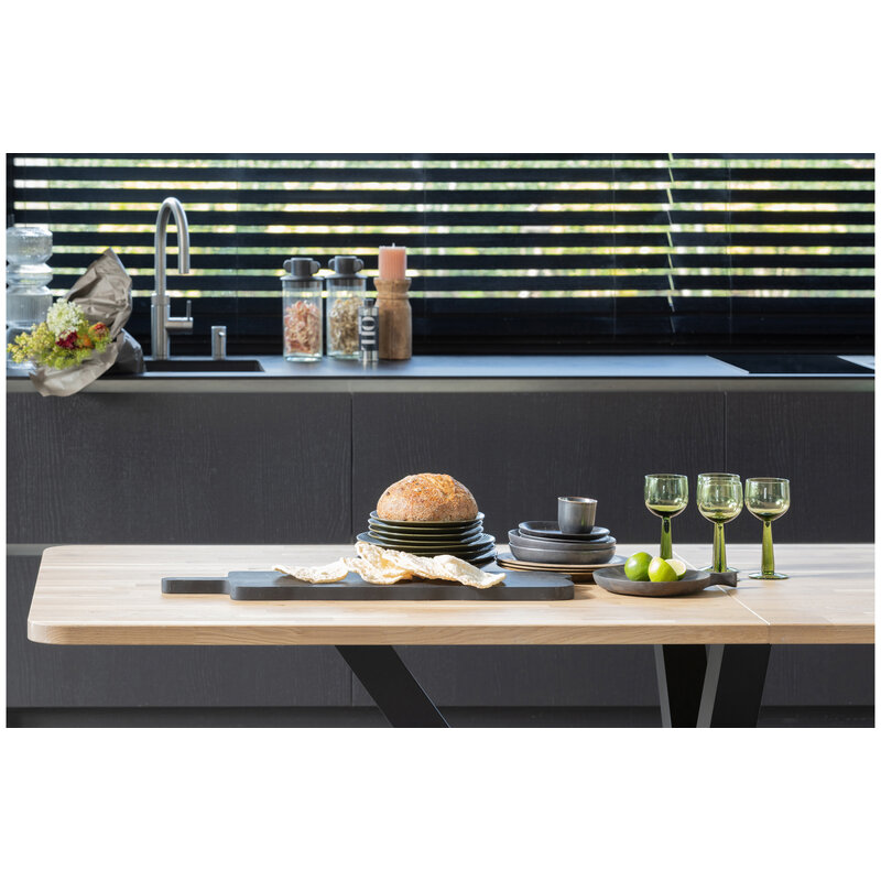 WOOOD-collectie Tablo Xl Tafelblad Eiken Naturel Curved 240x100 [fsc]