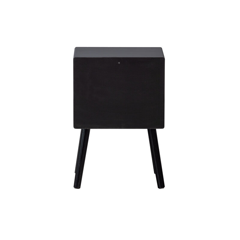 WOOOD-collectie Ozzy Nightstand Wood Black