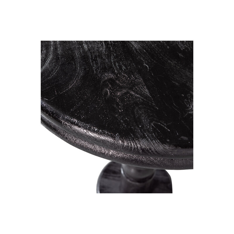 WOOOD-collectie Kolby Bartafel/hoge Eettafel Mango Hout Zwart