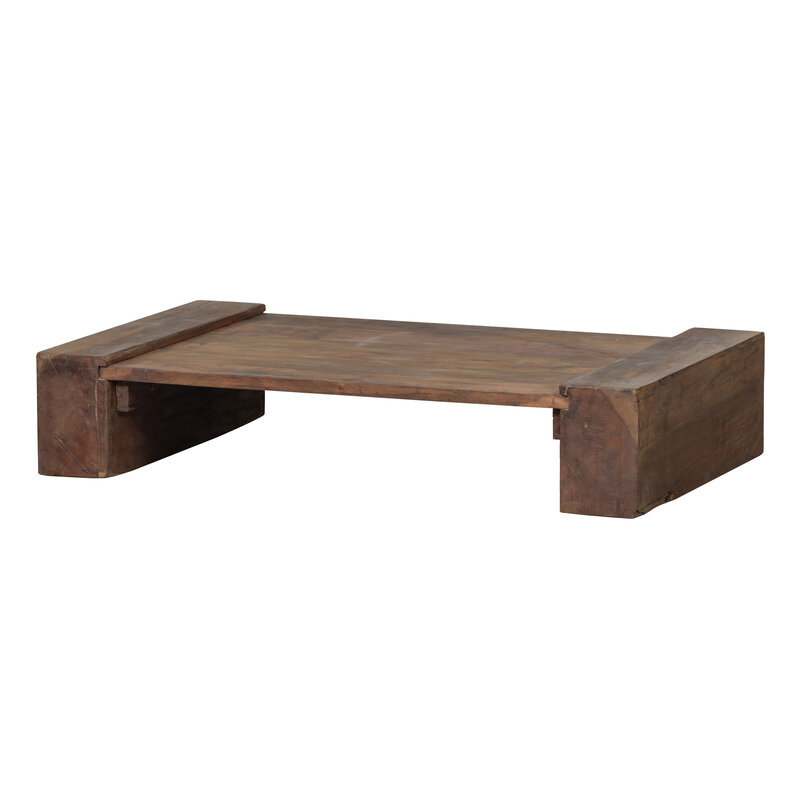 WOOOD Exclusive-collectie Cuno Salontafel Laag Hout Donkerbruin