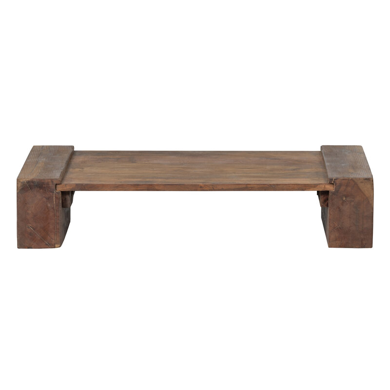 WOOOD Exclusive-collectie Cuno Coffee Table Low Wood Dark Brown