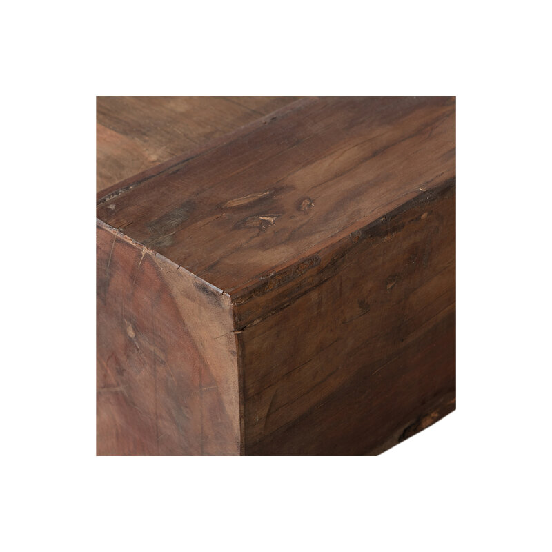 WOOOD Exclusive-collectie Cuno Salontafel Laag Hout Donkerbruin