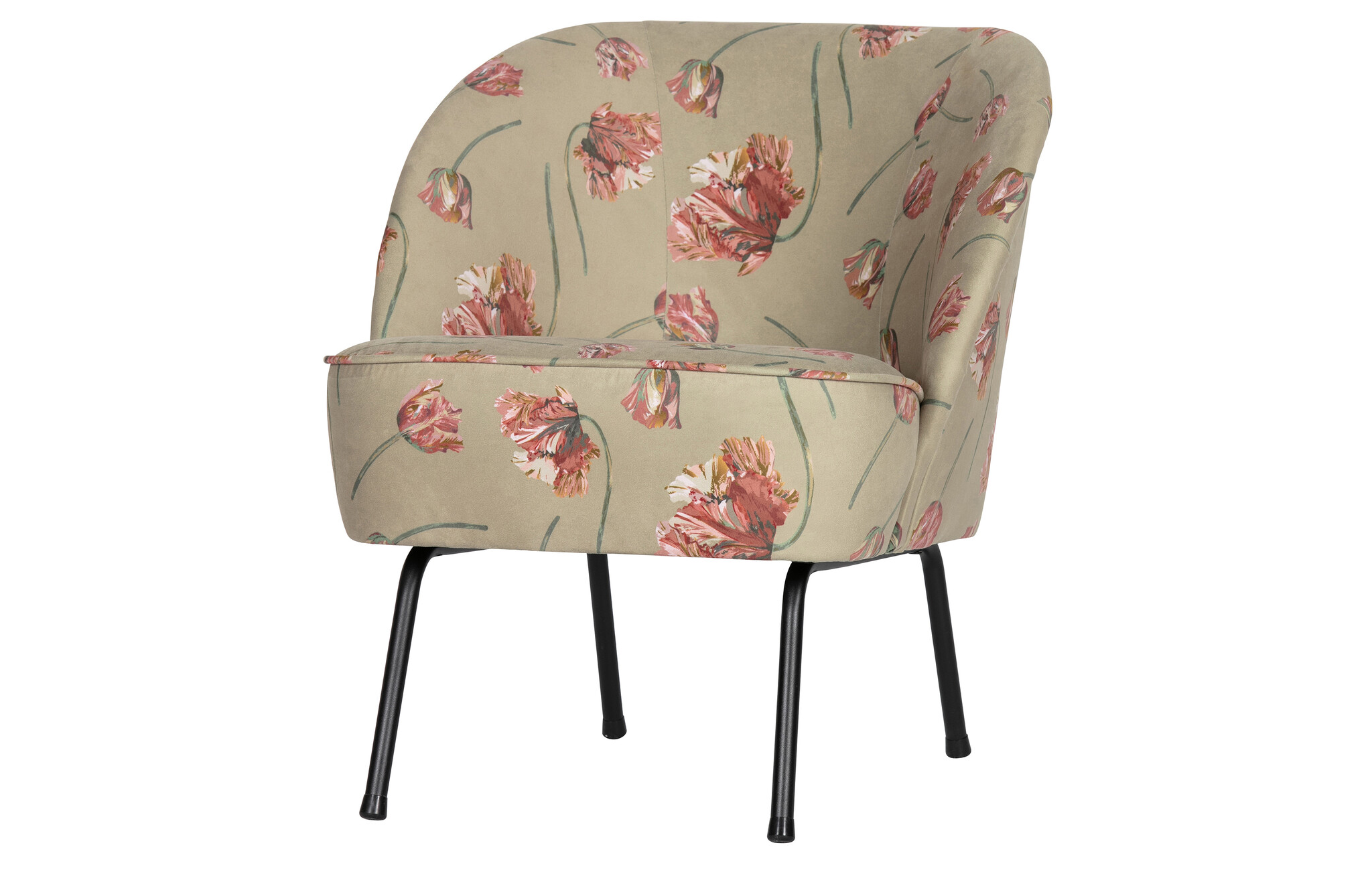 BePureHome-collectie Vogue Fauteuil Fluweel Rococo Agave