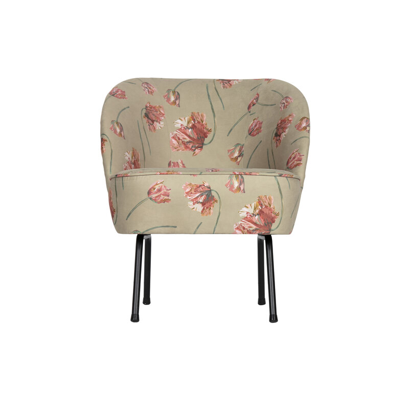BePureHome-collectie Vogue Fauteuil Fluweel Rococo Agave