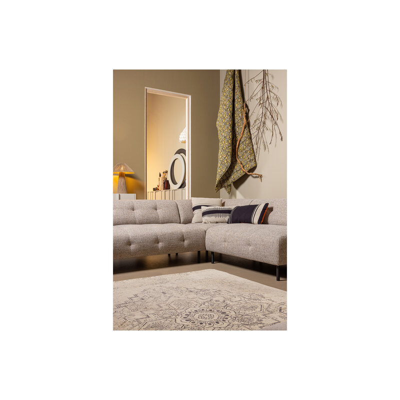 WOOOD-collectie Lloyd Corner Sofa Right Coarse Woven Brown Melange