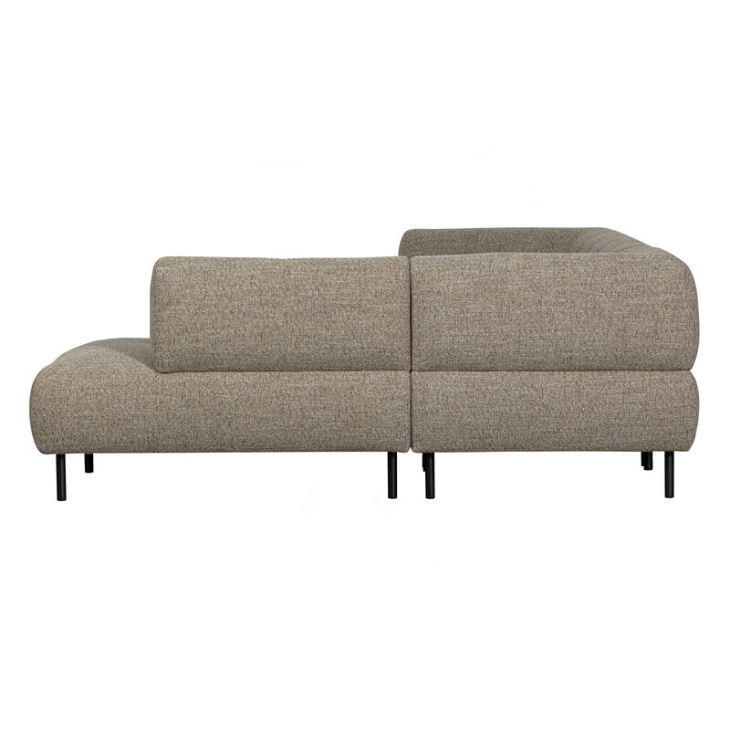 WOOOD-collectie Lloyd Hoekbank Rechts Grof Geweven Bruin Melange