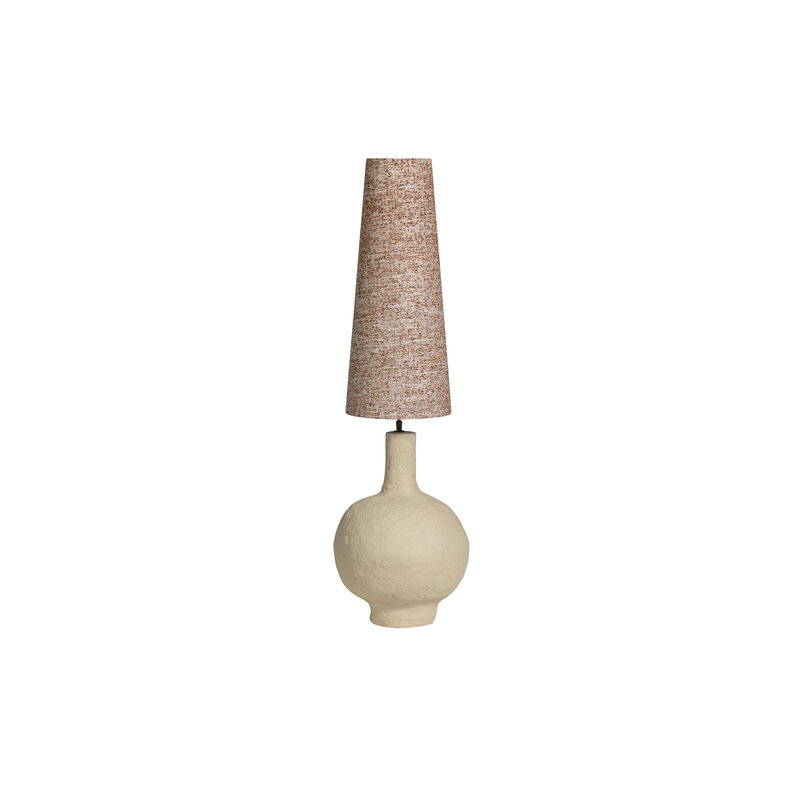 BePureHome-collectie Ios Table Lamp Base + Upvote Lampshade Brown Melange