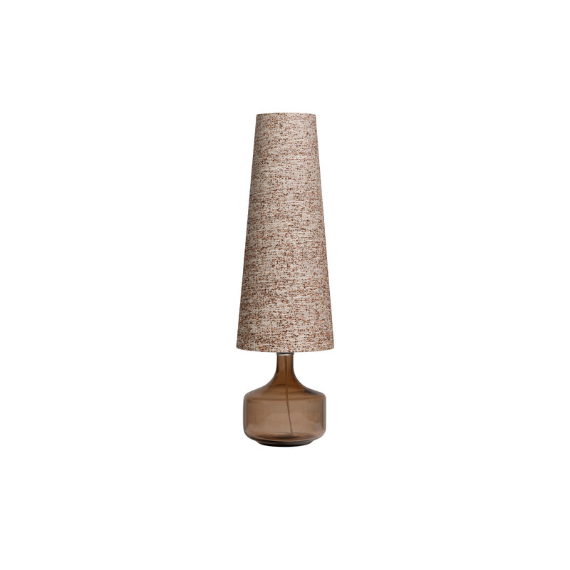 BePureHome-collectie Autumn Table Lamp Base + Upvote Lampshade Brown Melange