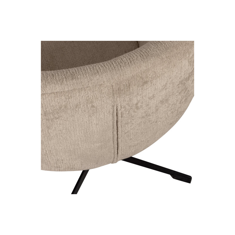 BePureHome-collectie Desert Swivel Armchair Sand