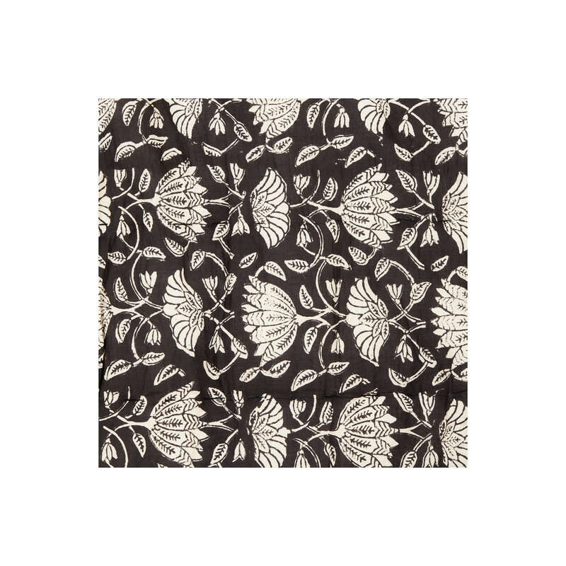 BePureHome-collectie Blend Quilt/plaid Black/off White 220x265cm