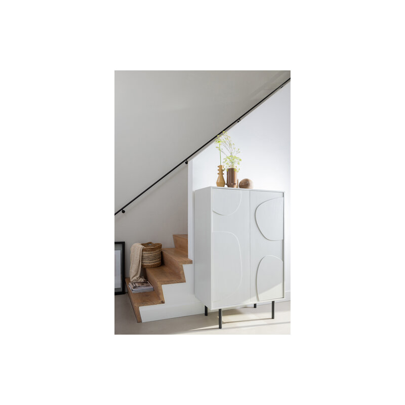 WOOOD-collectie Cadiz Opbergkast Grenen Mist [fsc]