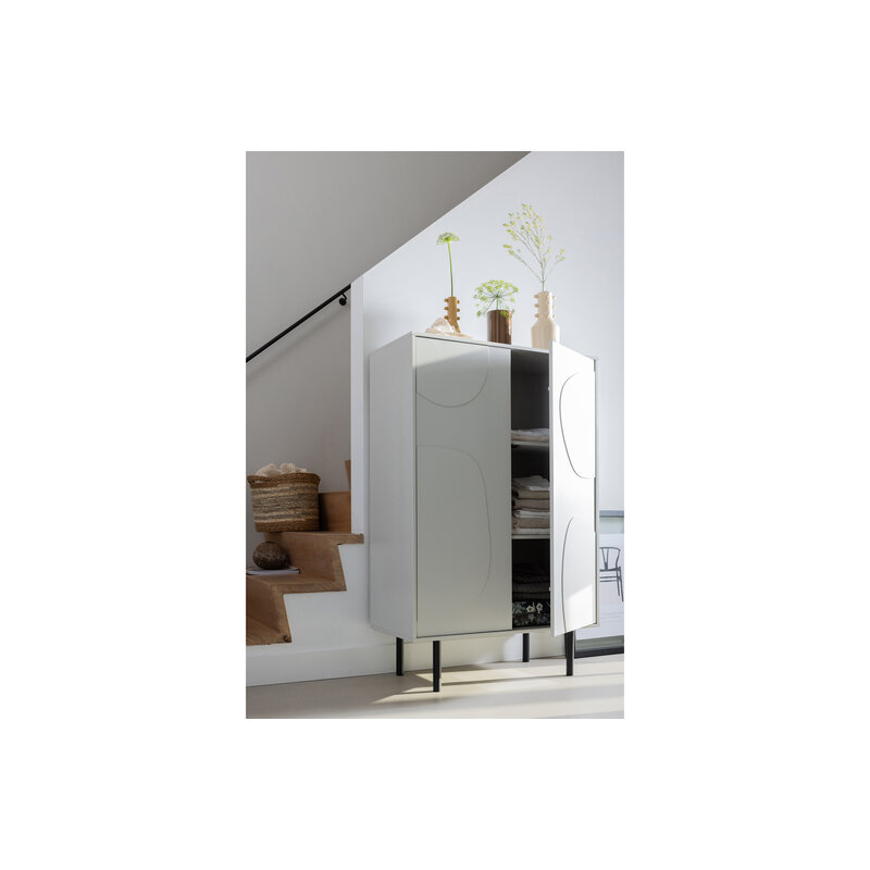 WOOOD-collectie Cadiz Opbergkast Grenen Mist [fsc]