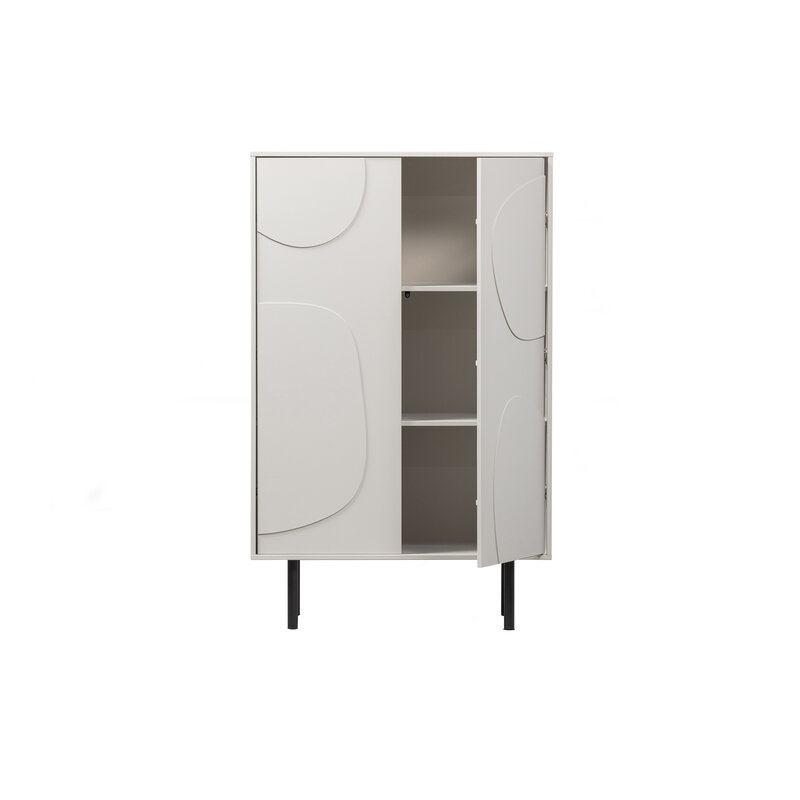 WOOOD-collectie Cadiz Opbergkast Grenen Mist [fsc]
