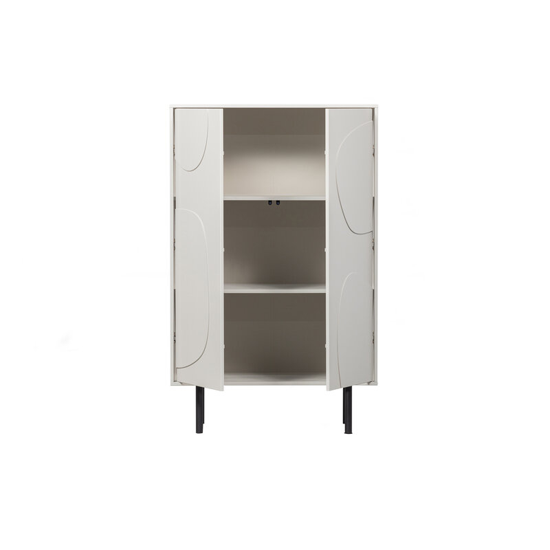 WOOOD-collectie Cadiz Opbergkast Grenen Mist [fsc]