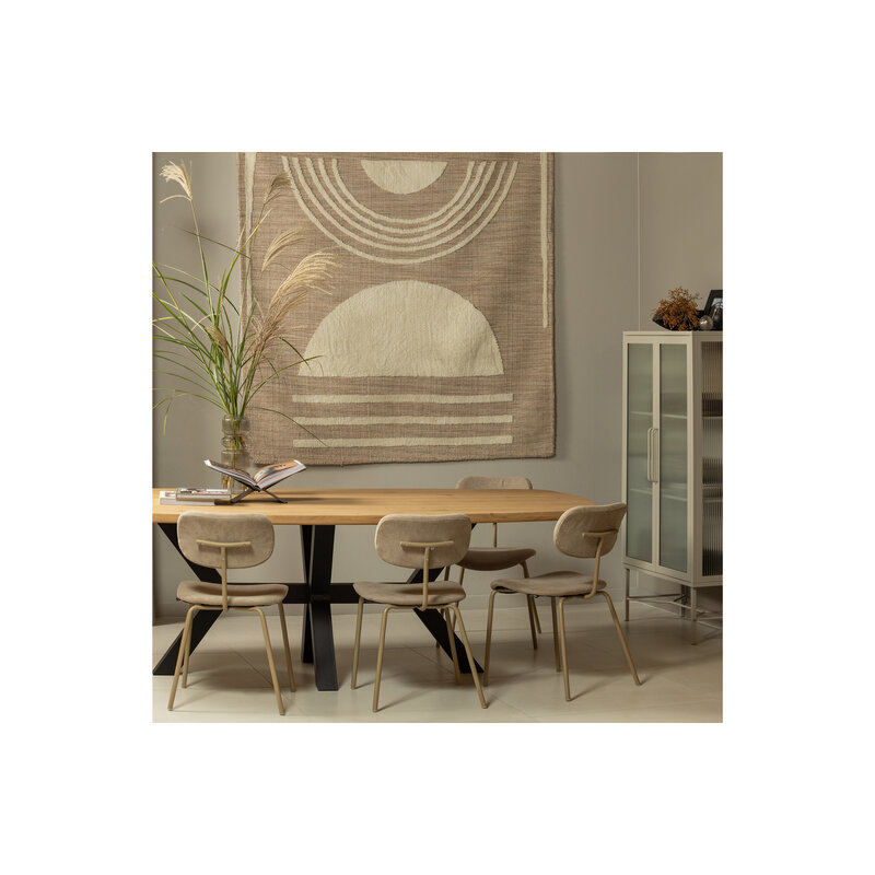 WOOOD-collectie Tablo Xl Table Top Oak Natural Danish Oval 230X115Cm [Fsc]