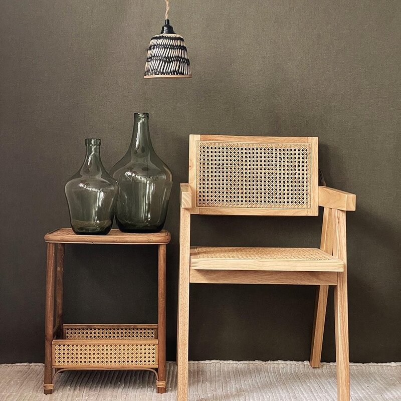 OPJET Bedside table Fred Rattan