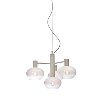 it's about RoMi Hanging lamp Bologna 4-arm, c.gradient milk white