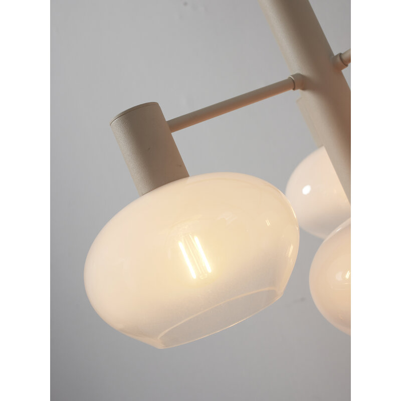 it's about RoMi-collectie Hanging lamp Bologna 4-arm, c.gradient milk white