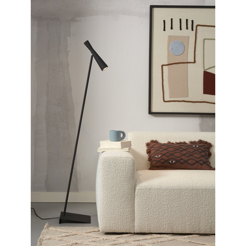 it's about RoMi-collectie Vloerlamp Bordeaux GU10, zwart