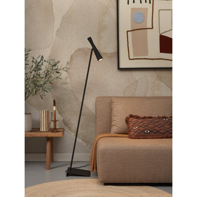 it's about RoMi-collectie Vloerlamp Bordeaux GU10, zwart