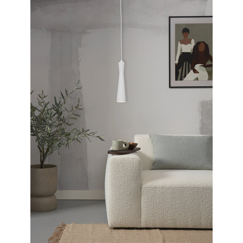 it's about RoMi-collectie Hanglamp Bordeaux GU10, wit