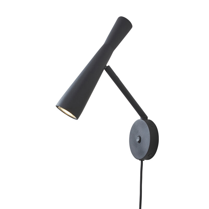 it's about RoMi-collectie Wall lamp Bordeaux GU10, black
