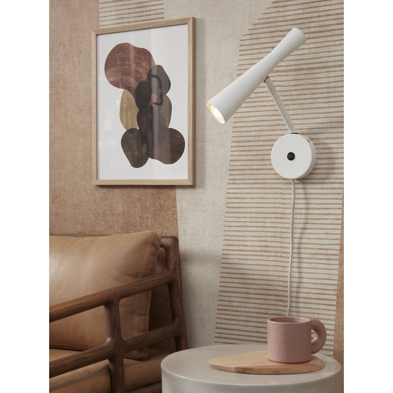 it's about RoMi-collectie Wall lamp Bordeaux GU10, white
