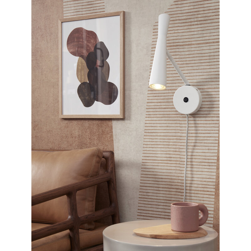 it's about RoMi-collectie Wall lamp Bordeaux GU10, white