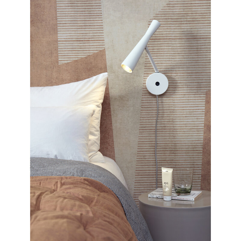 it's about RoMi-collectie Wall lamp Bordeaux GU10, white