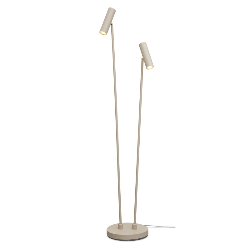 it's about RoMi-collectie Floor lamp Havana 2-light, sand