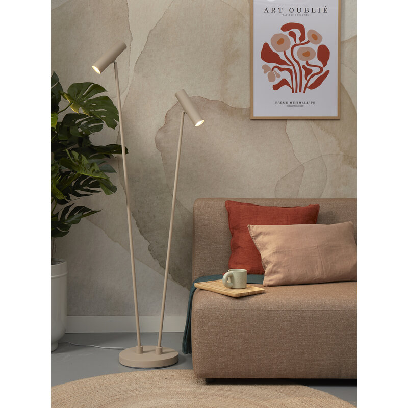 it's about RoMi-collectie Floor lamp Havana 2-light, sand
