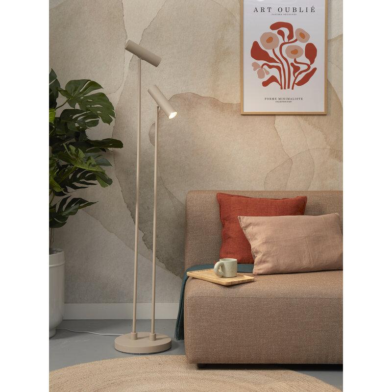 it's about RoMi-collectie Floor lamp Havana 2-light, sand