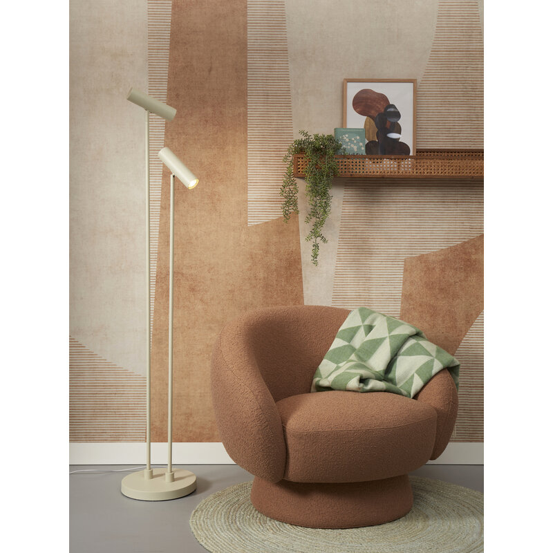 it's about RoMi-collectie Floor lamp Havana 2-light, soft green