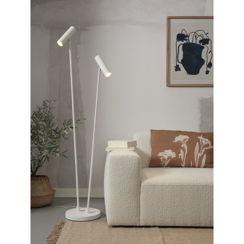 it's about RoMi-collectie Vloerlamp Havana 2-licht, wit