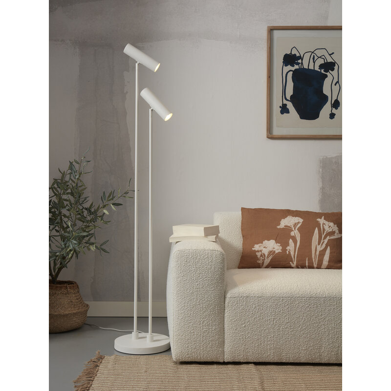 it's about RoMi-collectie Floor lamp Havana 2-light, white