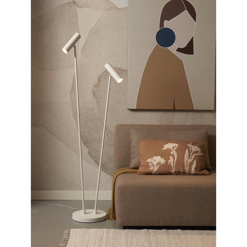 it's about RoMi-collectie Vloerlamp Havana 2-licht, wit