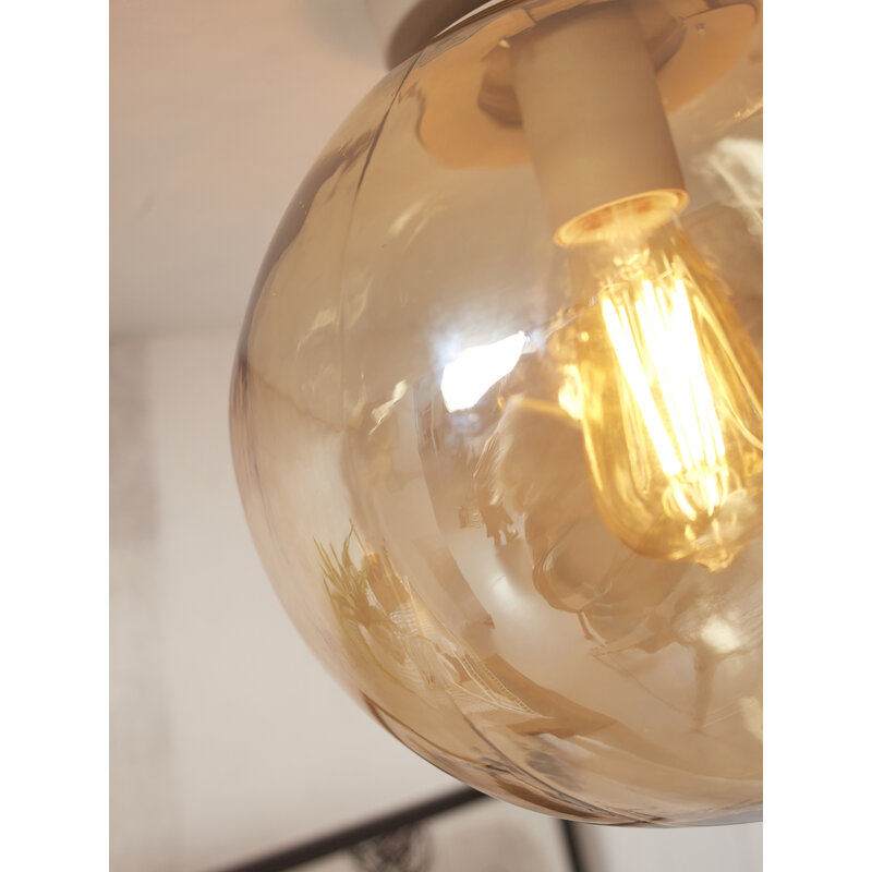 it's about RoMi-collectie Ceiling lamp Helsinki boulder, amber