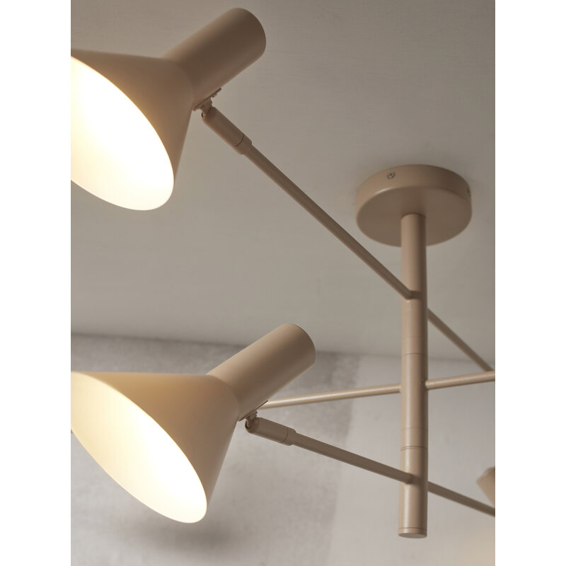 it's about RoMi-collectie Ceiling lamp Izmir 3-arm, sand