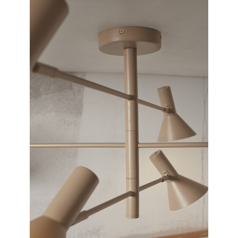 it's about RoMi-collectie Ceiling lamp Izmir 3-arm, sand