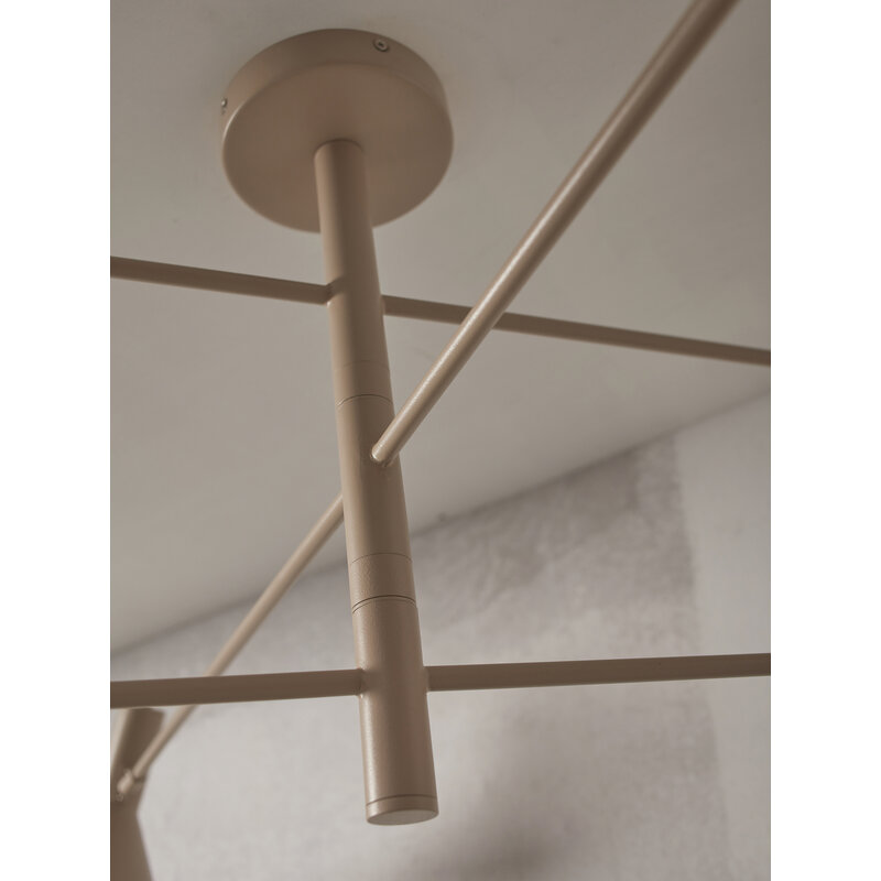 it's about RoMi-collectie Ceiling lamp Izmir 3-arm, sand